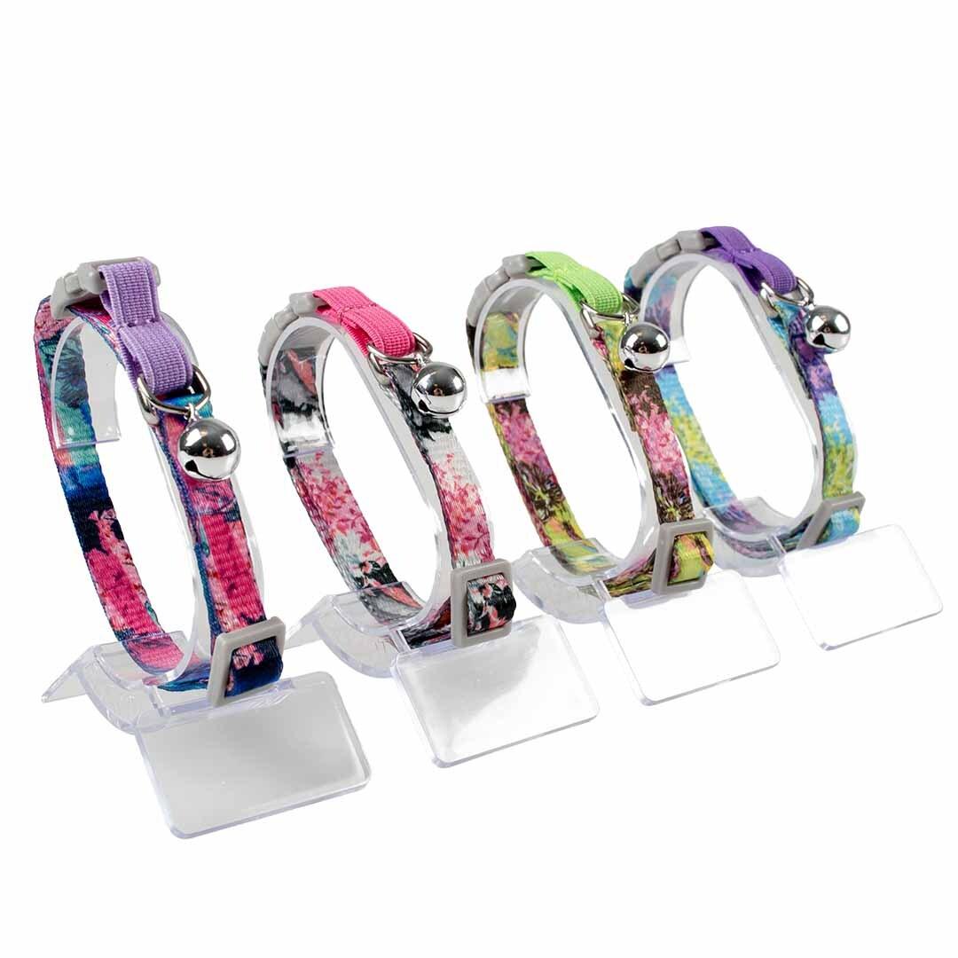 Comparer les prix de Collier pour chat splash florale Duvoplus