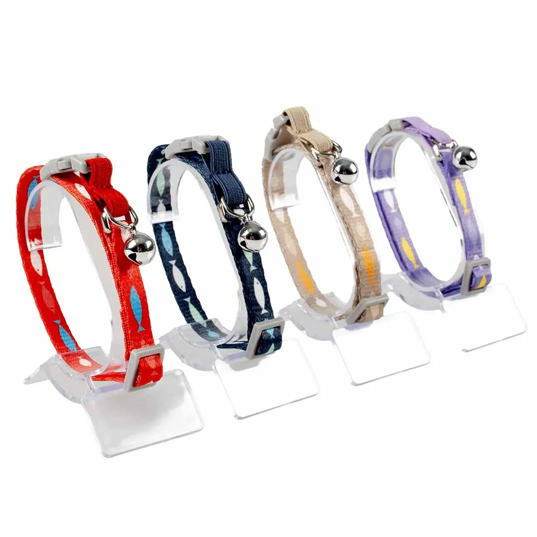 Meilleurs prix pour Collier pour chat famille de poissons Duvoplus