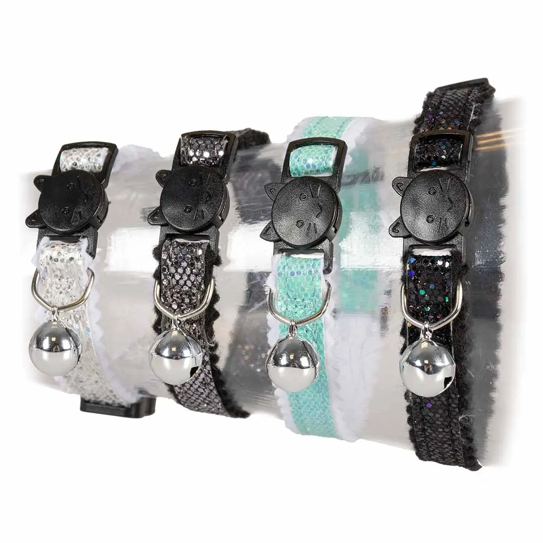 Comparer les prix de Collier pour chat diamants pailletes Duvoplus