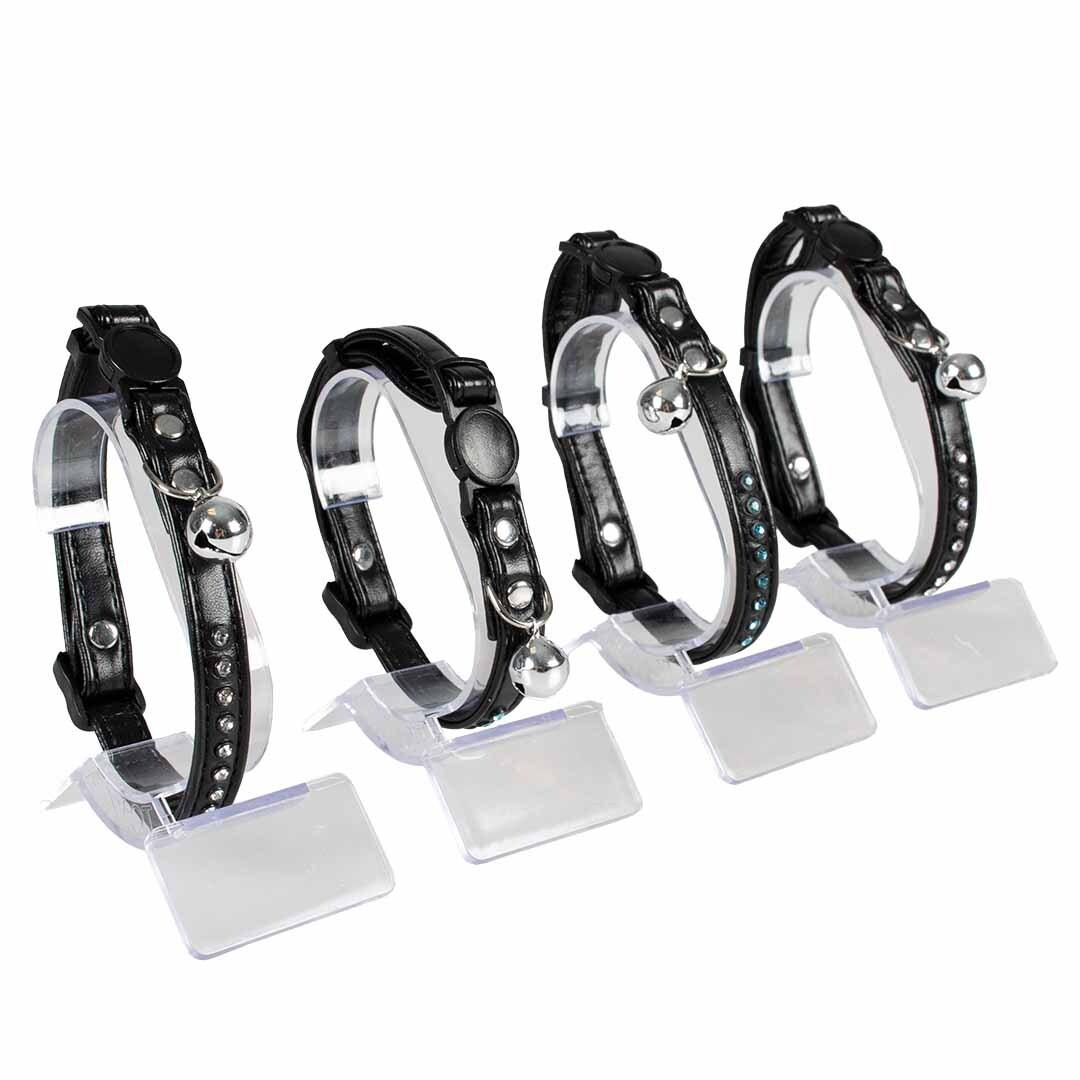 Comparer les prix de Collier pour chat cuir & diamants Duvoplus