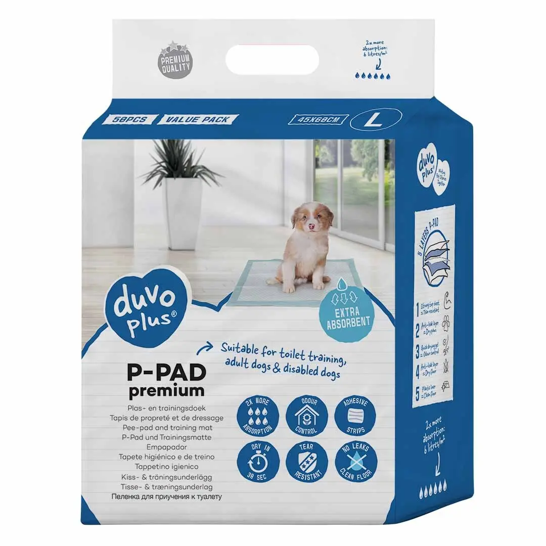 Meilleurs prix pour Tapis pour chien Duvoplus P-Pad premium L 50st