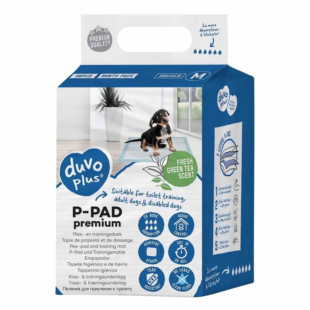 Meilleurs prix pour Serviette pour chien parfum thé vert Duvoplus P-Pad premium