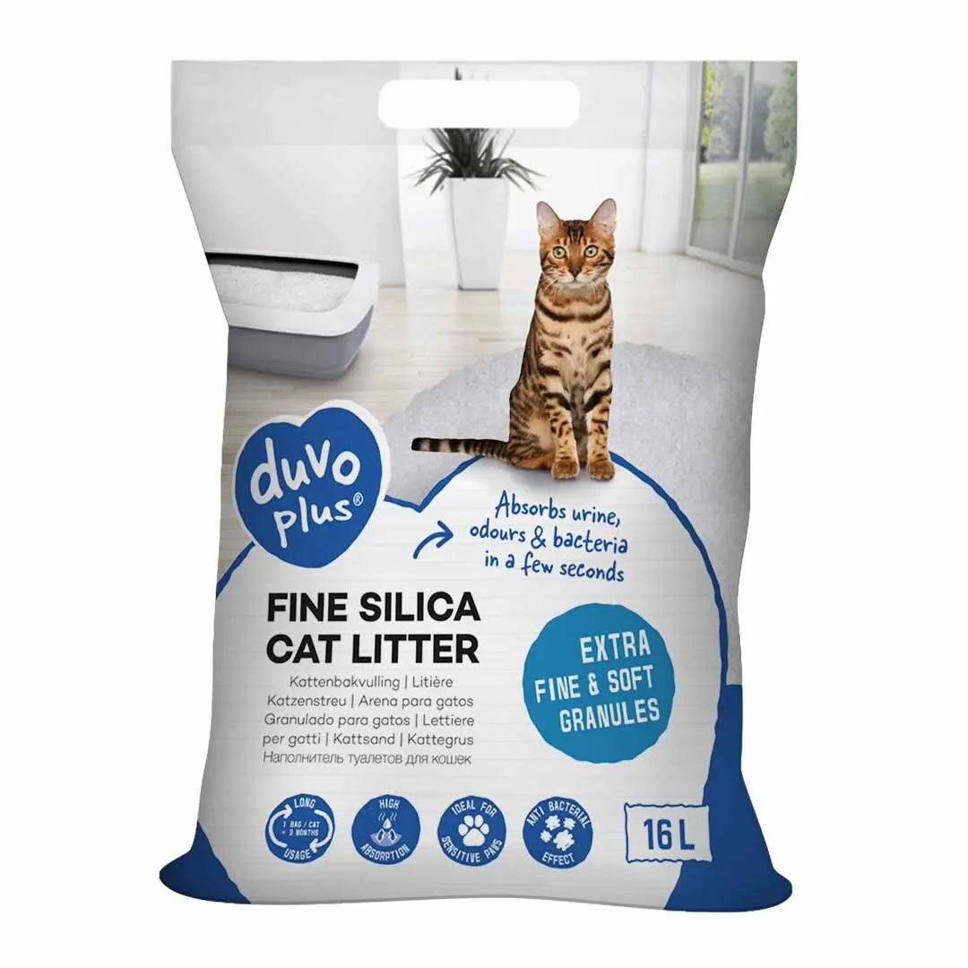 Meilleurs prix pour Litière pour chat fine Duvoplus Premium Silica