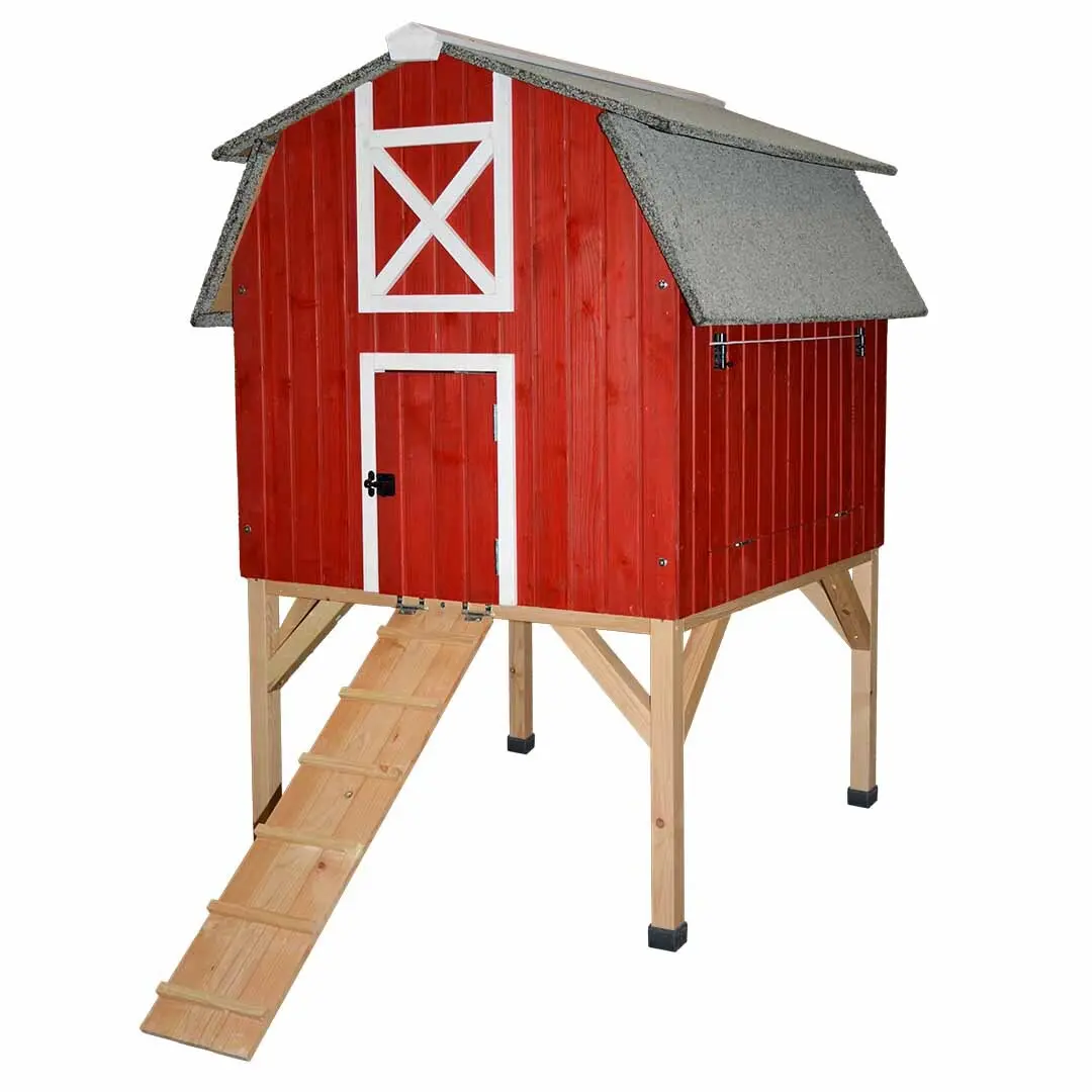 Meilleurs prix pour Poulailler Duvoplus Woodland Design Red Barn