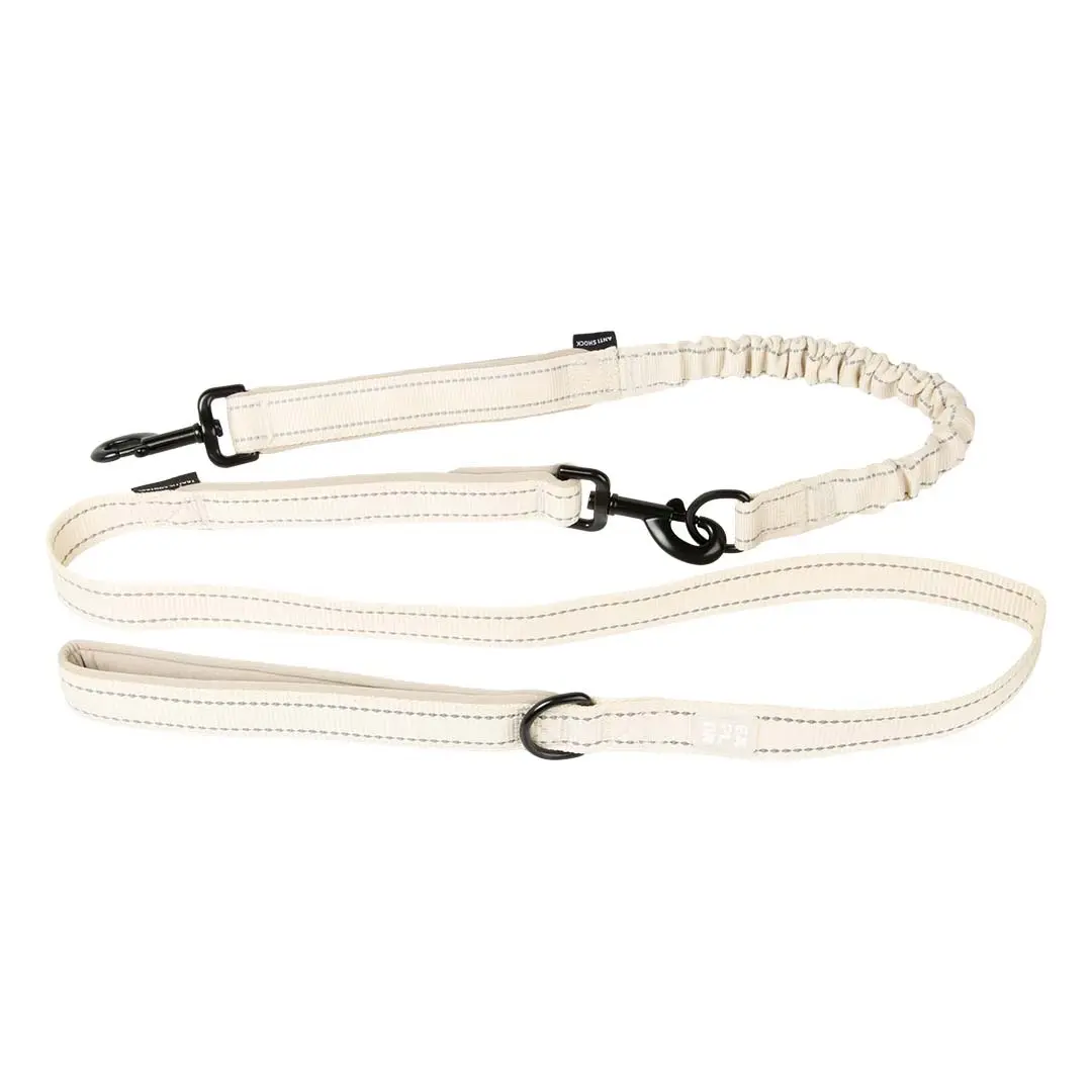 duvoplus EXPLOR Ultimate Fit leiband 2in1 Fashion voor honden 180cm-16mm antique white