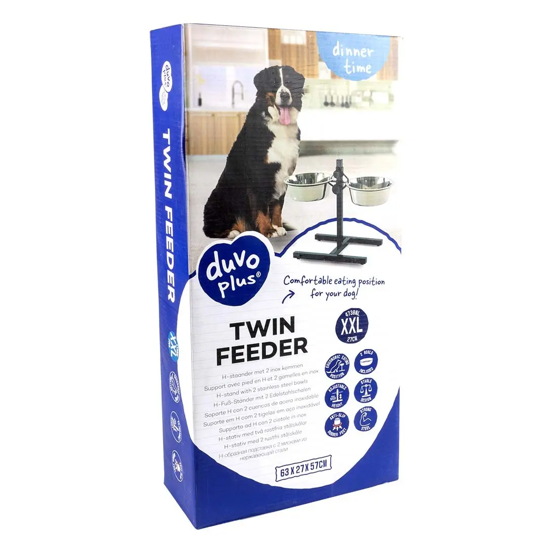 Meilleurs prix pour Support gamelle avec pieds en H + gamelle Duvoplus
