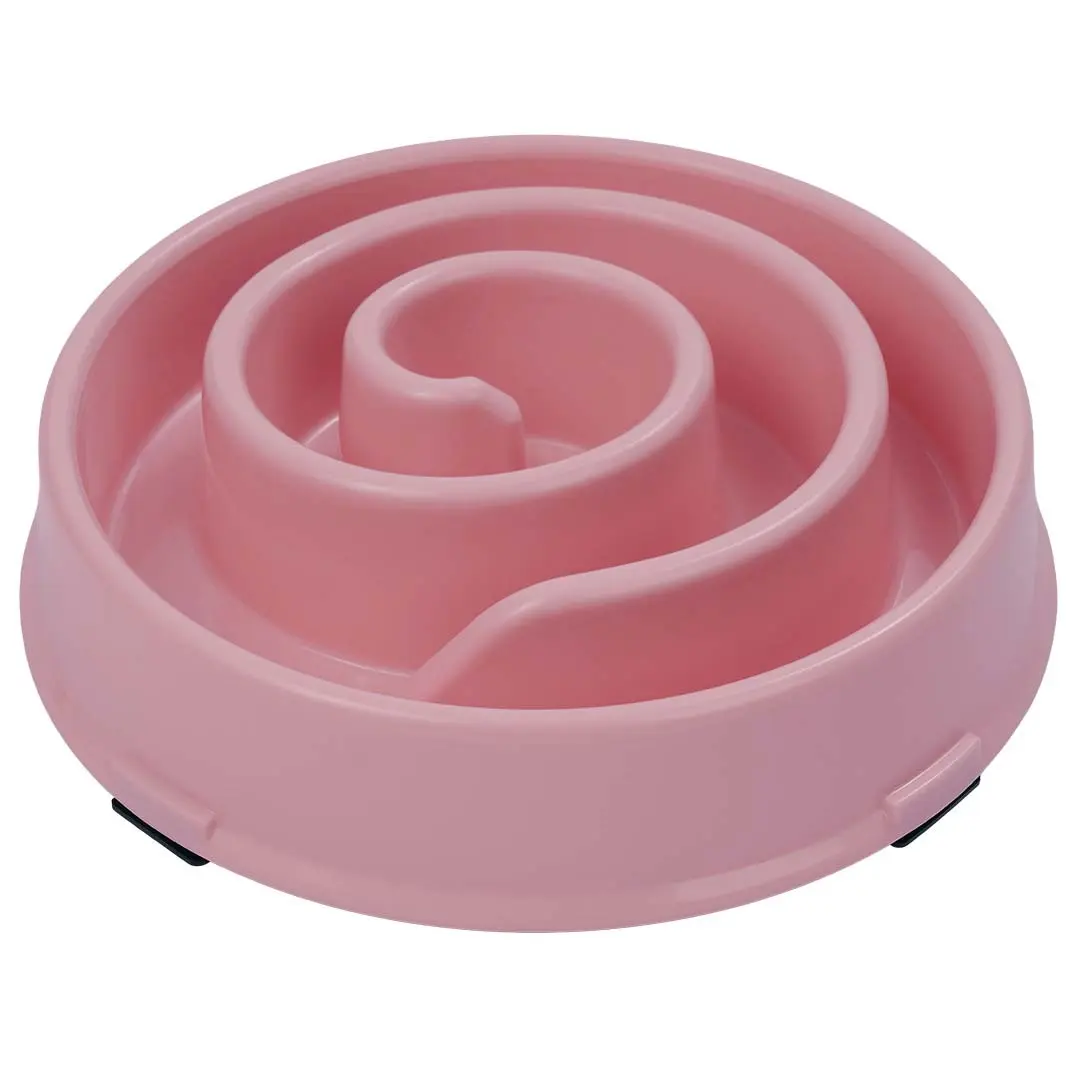 Gamelle pour chien et chat anti-glouton spirale Duvoplus