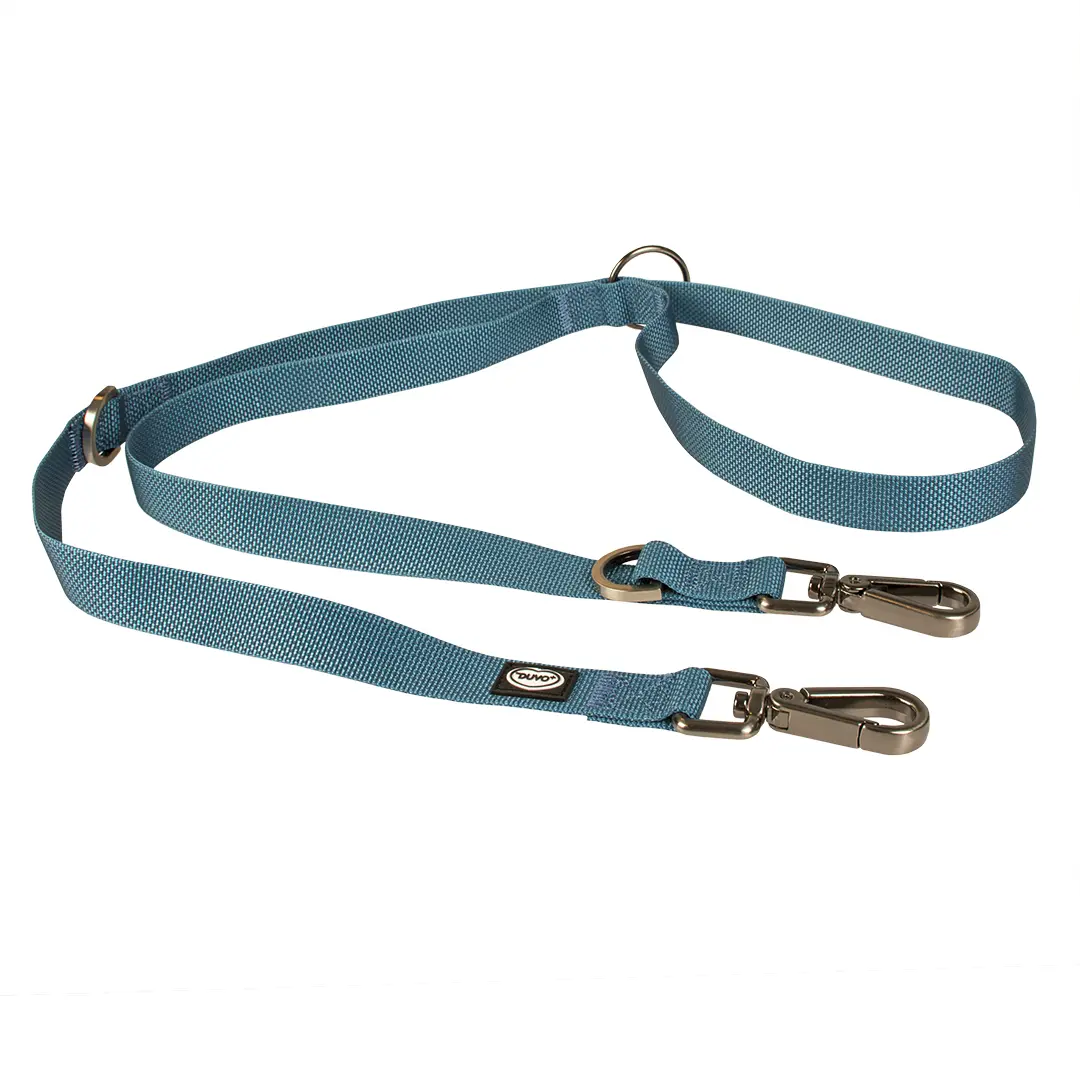 Duvoplus Bleu Nylon Dog Leash Explor North Duo