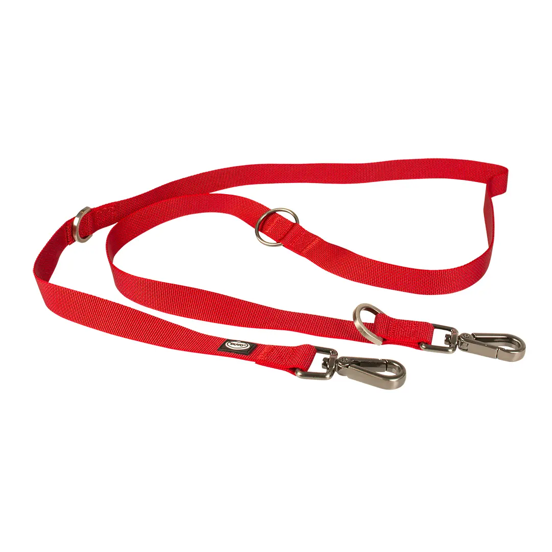 Duvoplus Rouge Nylon Dog Leash Explor North Duo