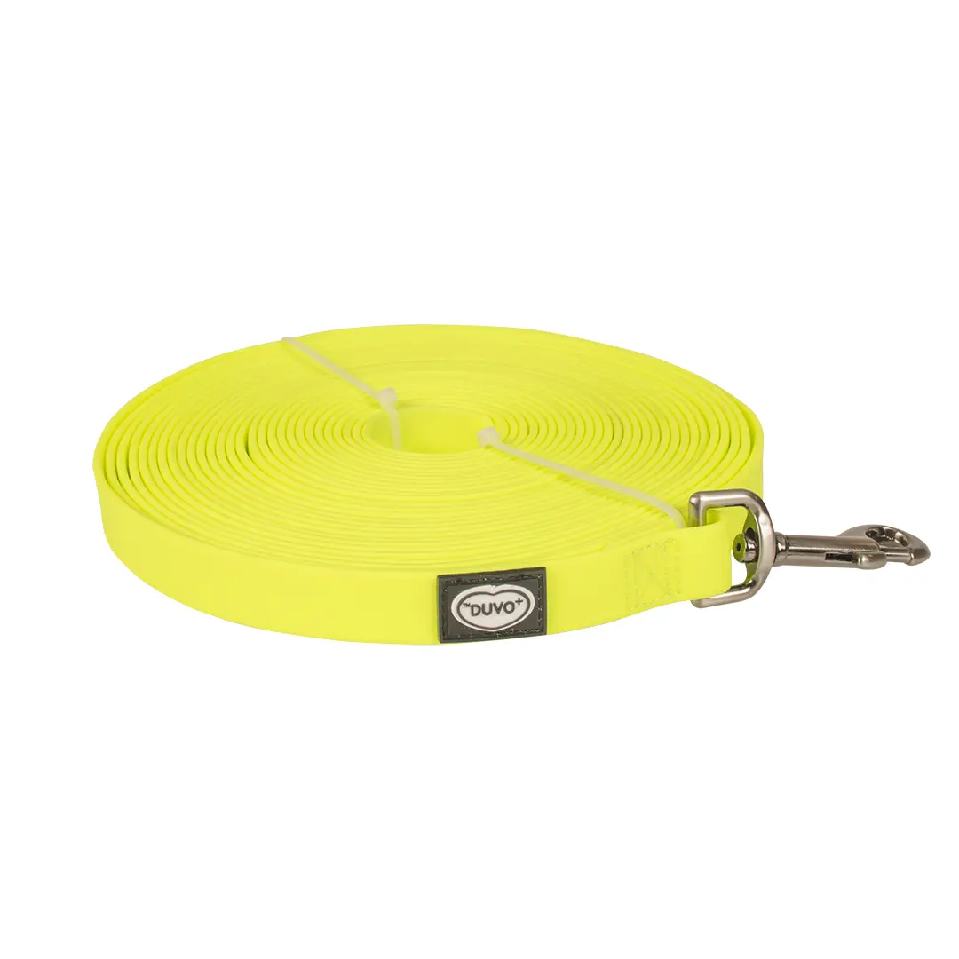 Duvoplus Jaune Flat Pvc Dog Leash Explor South Tracking