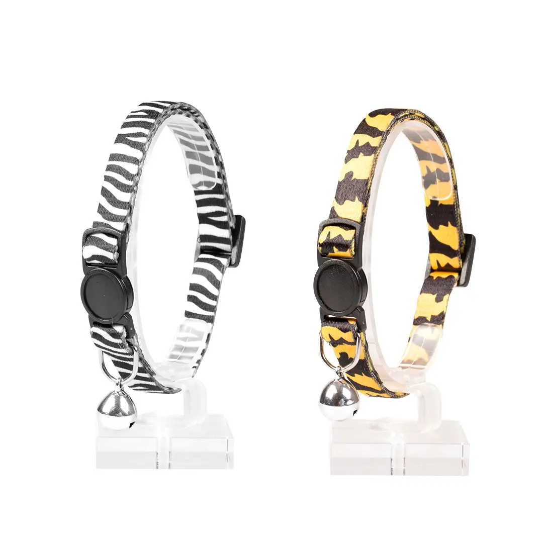 Duvoplus Multicolore Nylon Cat Collar Zoo