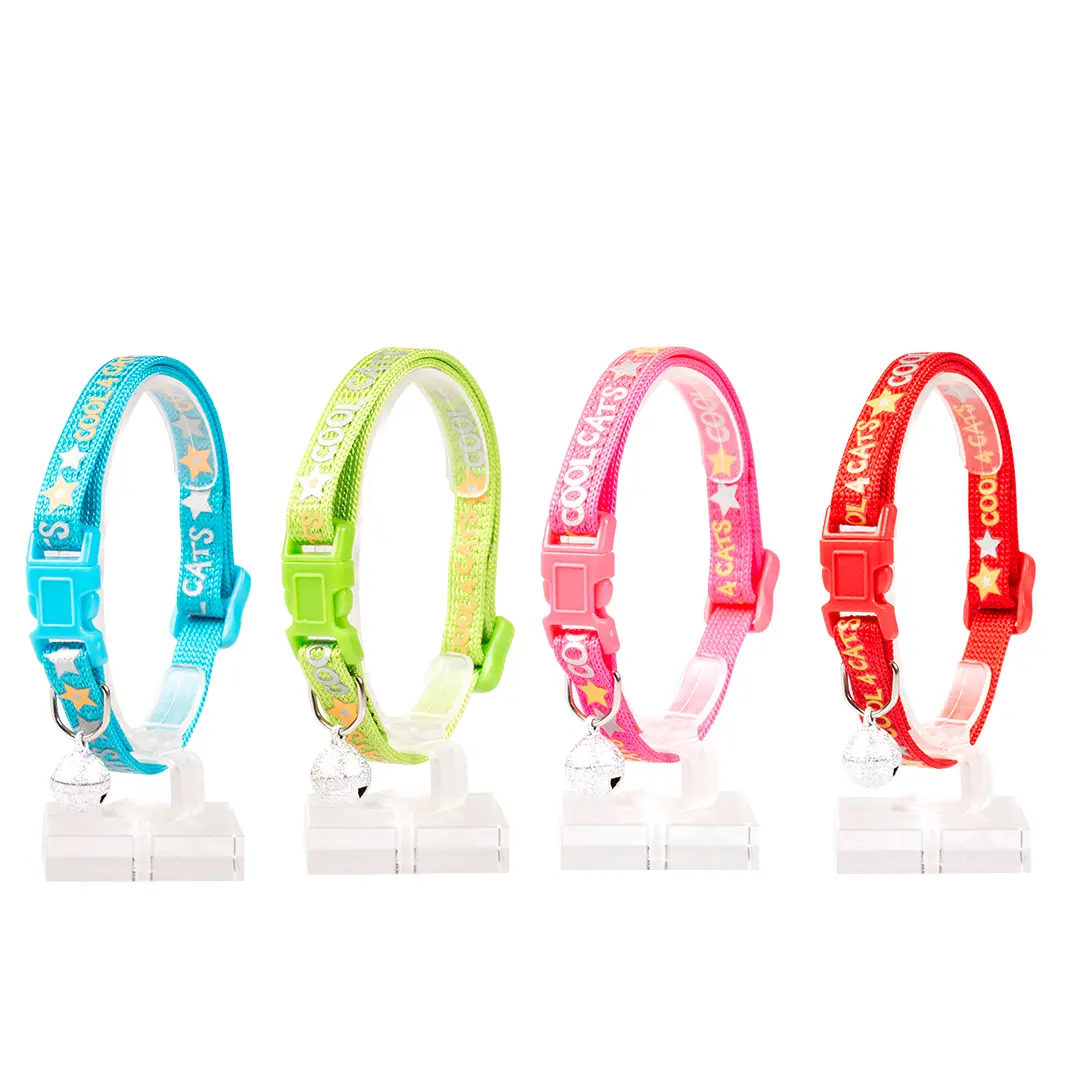 Duvoplus Multicolore Nylon Cat Collar Cool Cats