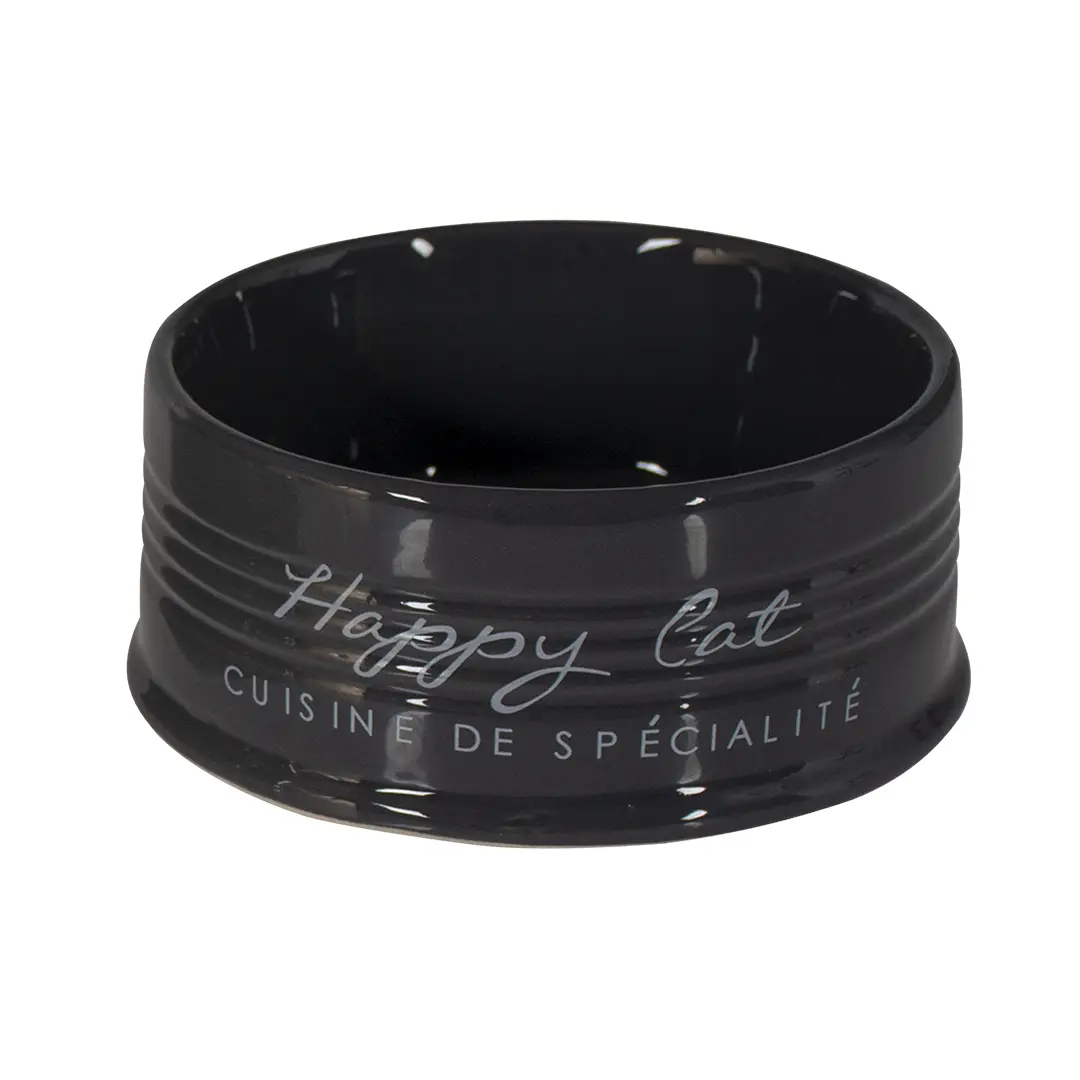 Duvoplus Gris Cat Bowl Stone Happy Cat
