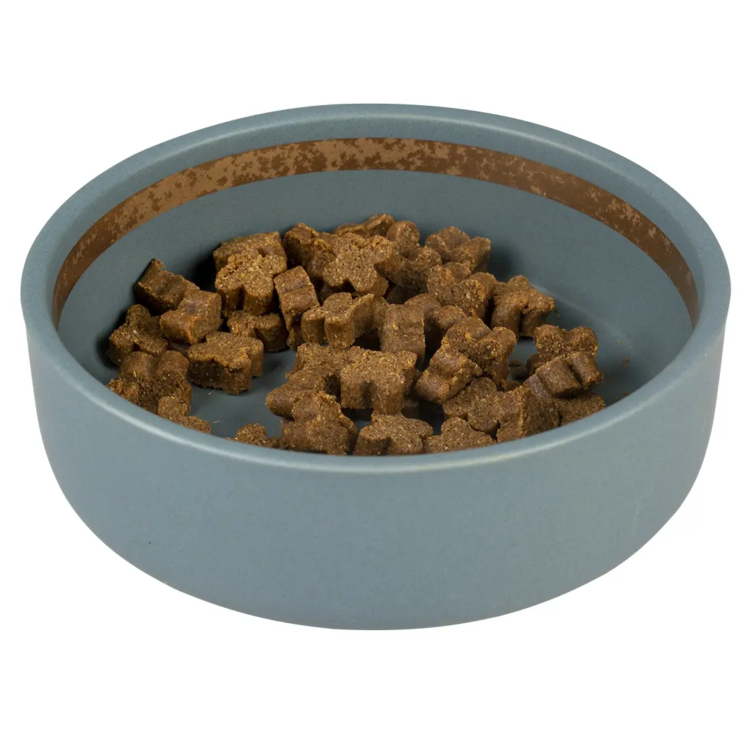 Duvoplus Jaune Dog And Cat Bowls Stone Grace