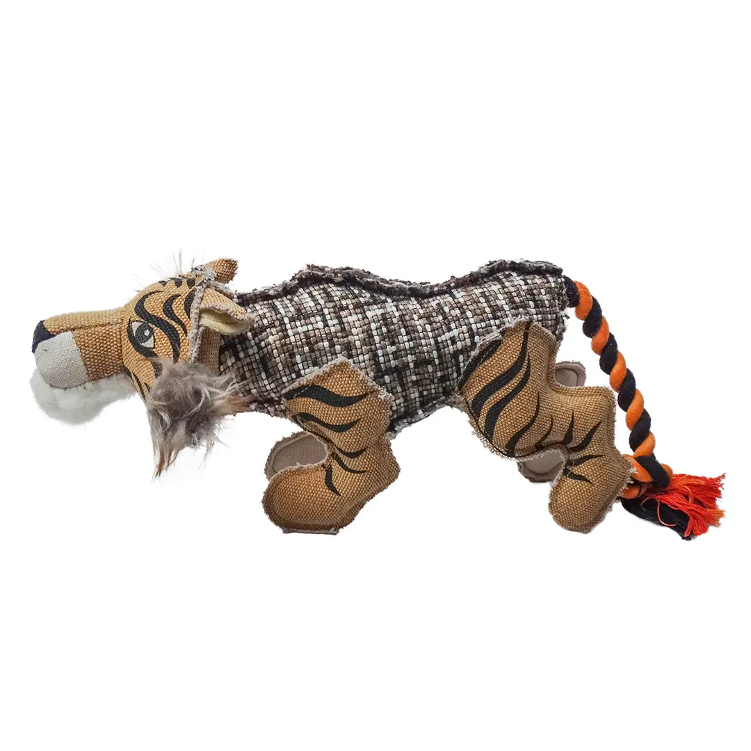 Meilleurs prix pour Peluche pour chien Duvoplus Tigre Canvas