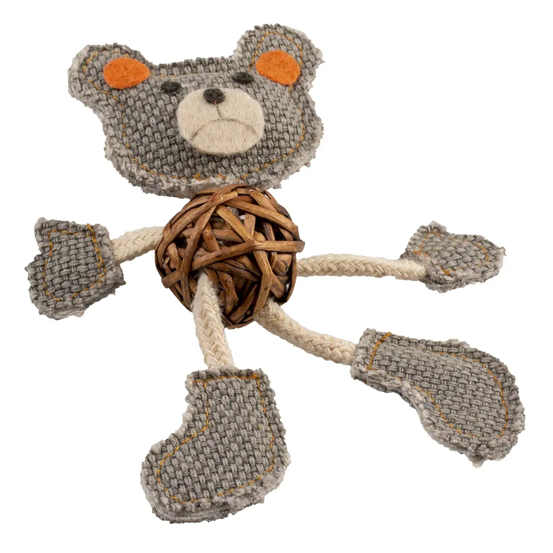 Meilleurs prix pour Jouet pour chat Duvoplus Canvas Ours