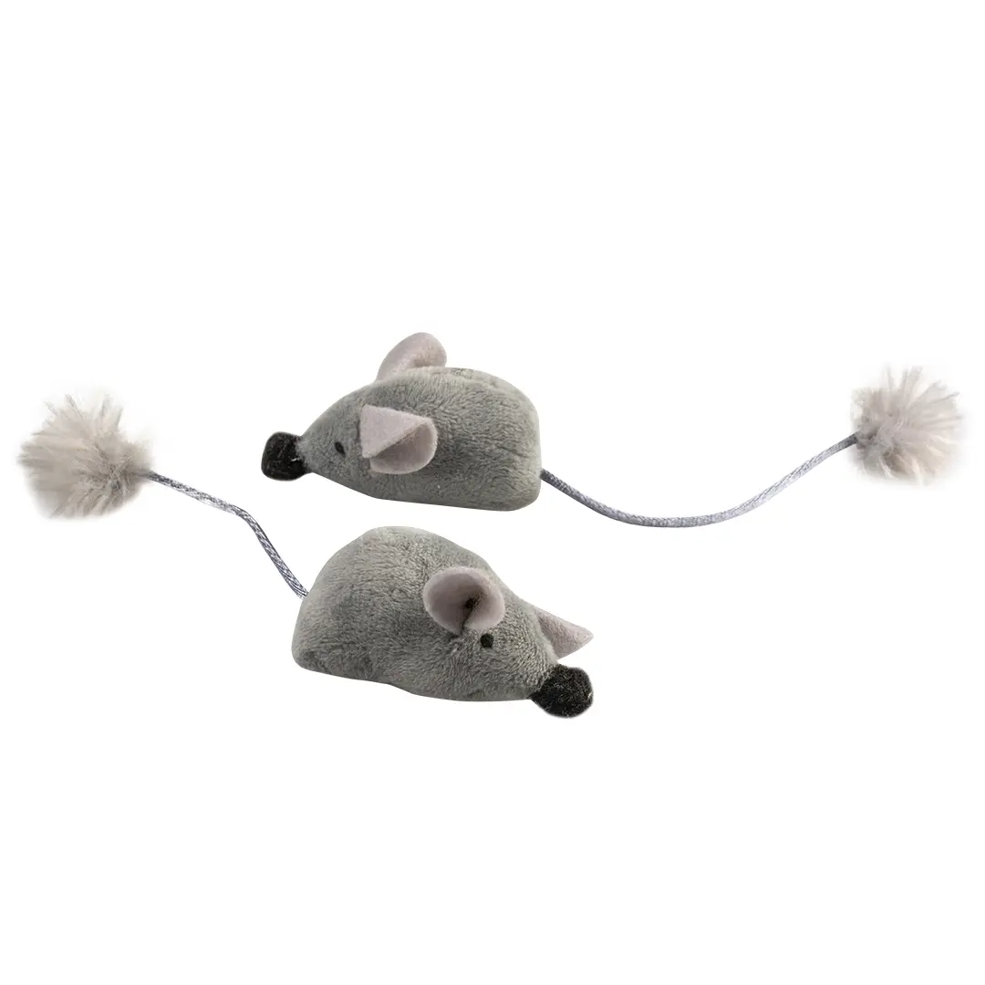 Duvoplus Gris Plush Cat Toy With Funny Tail Cushy (2X3)
