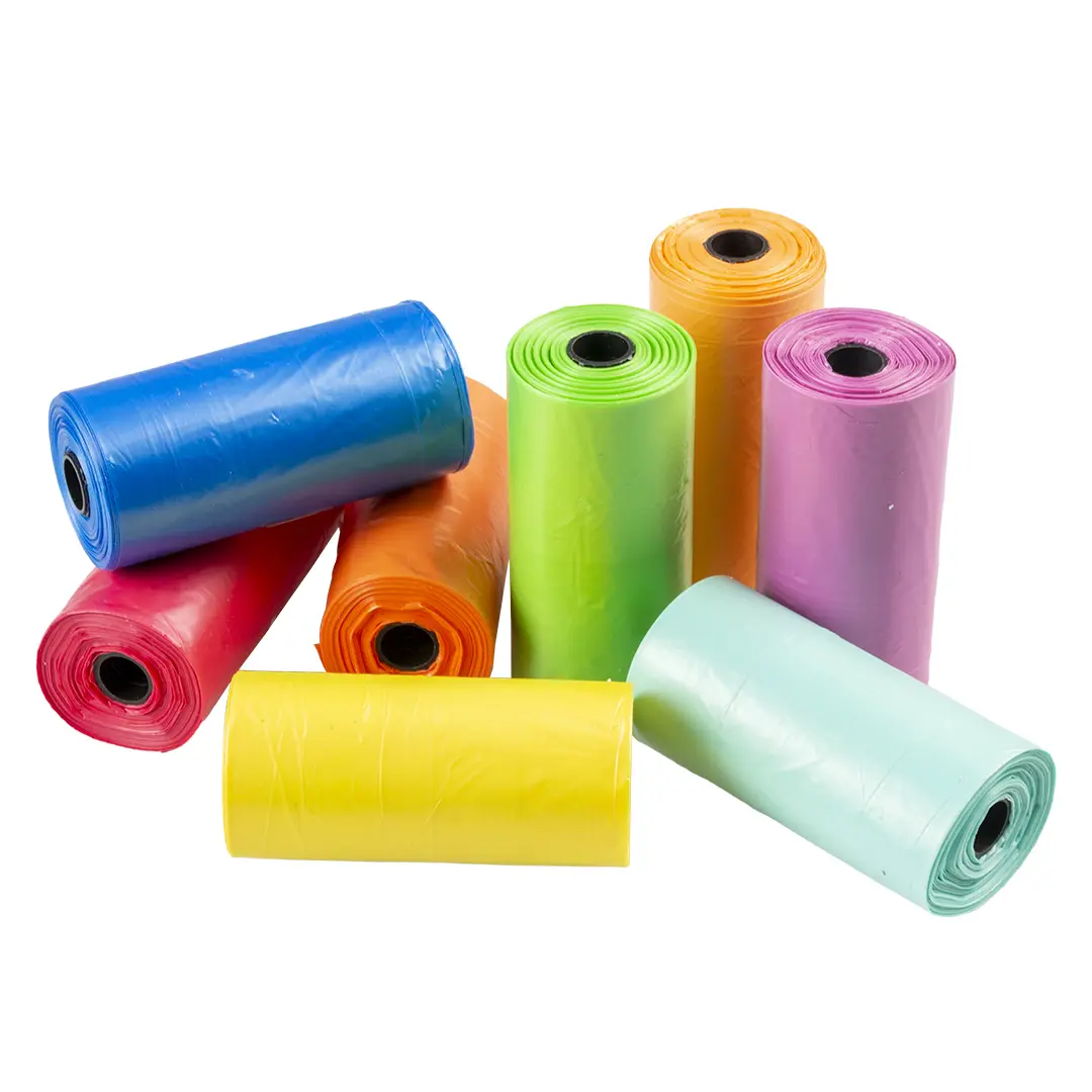 Duvoplus Multicolore Roll Of 20 Dog Poop Bags Rainbow (X12)