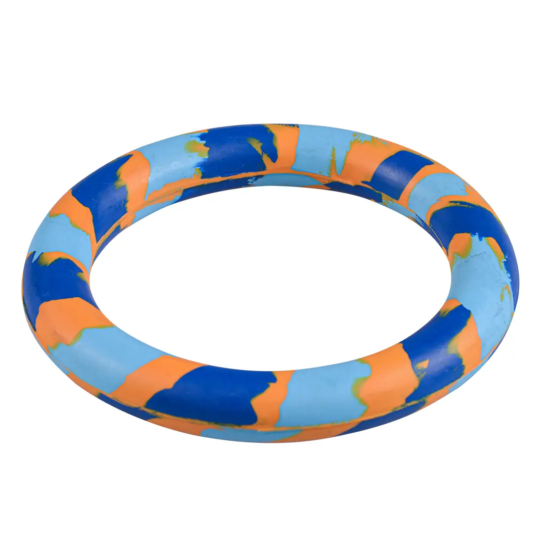 Duvoplus Multicolore Rubber Bone Dog Toy Smash