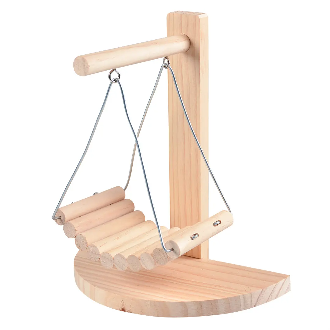 Meilleurs prix pour Balançoire pour rongeurs en bois Duvoplus