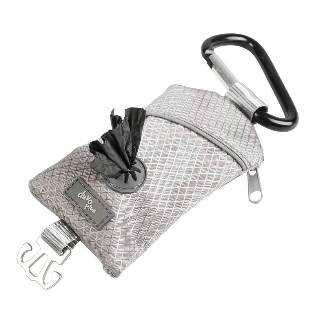 Duvoplus Gris Polyester Poop Bag Dispenser