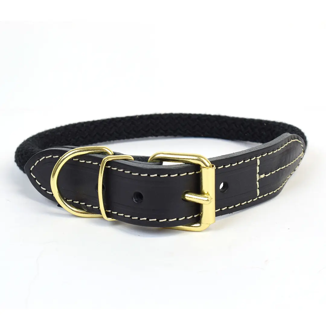 Duvoplus Noir Nylon Dog Collar Explor Forest