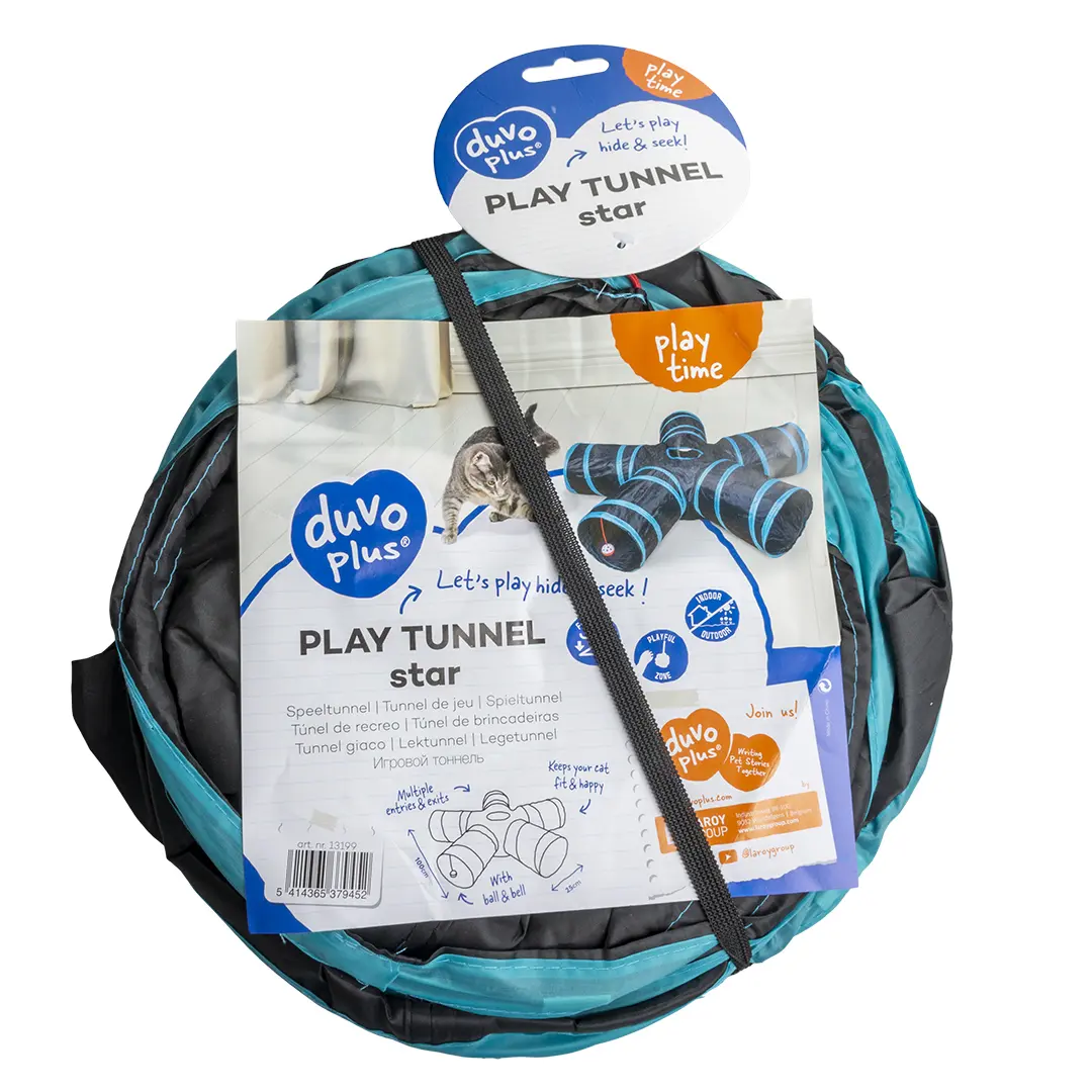 Duvoplus Bleu Star Play Tunnel For Rodents