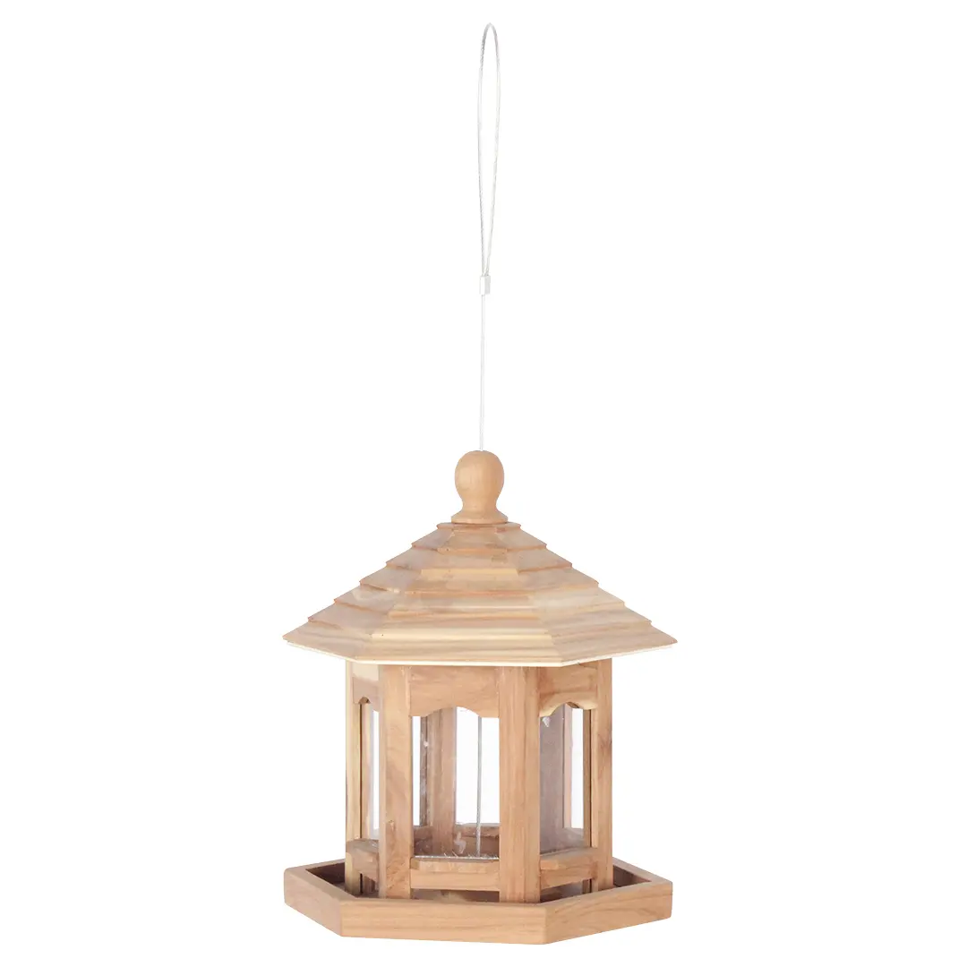 Duvoplus Marron Bird Feeder Made Of Bark Wood Texas