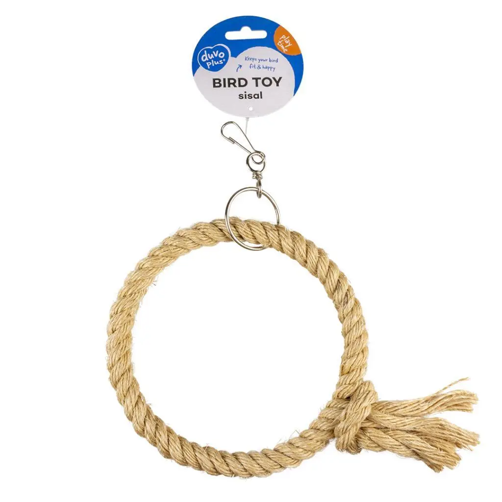 Meilleurs prix pour Corde à anneaux pour jouet oiseaux en sisal Duvoplus