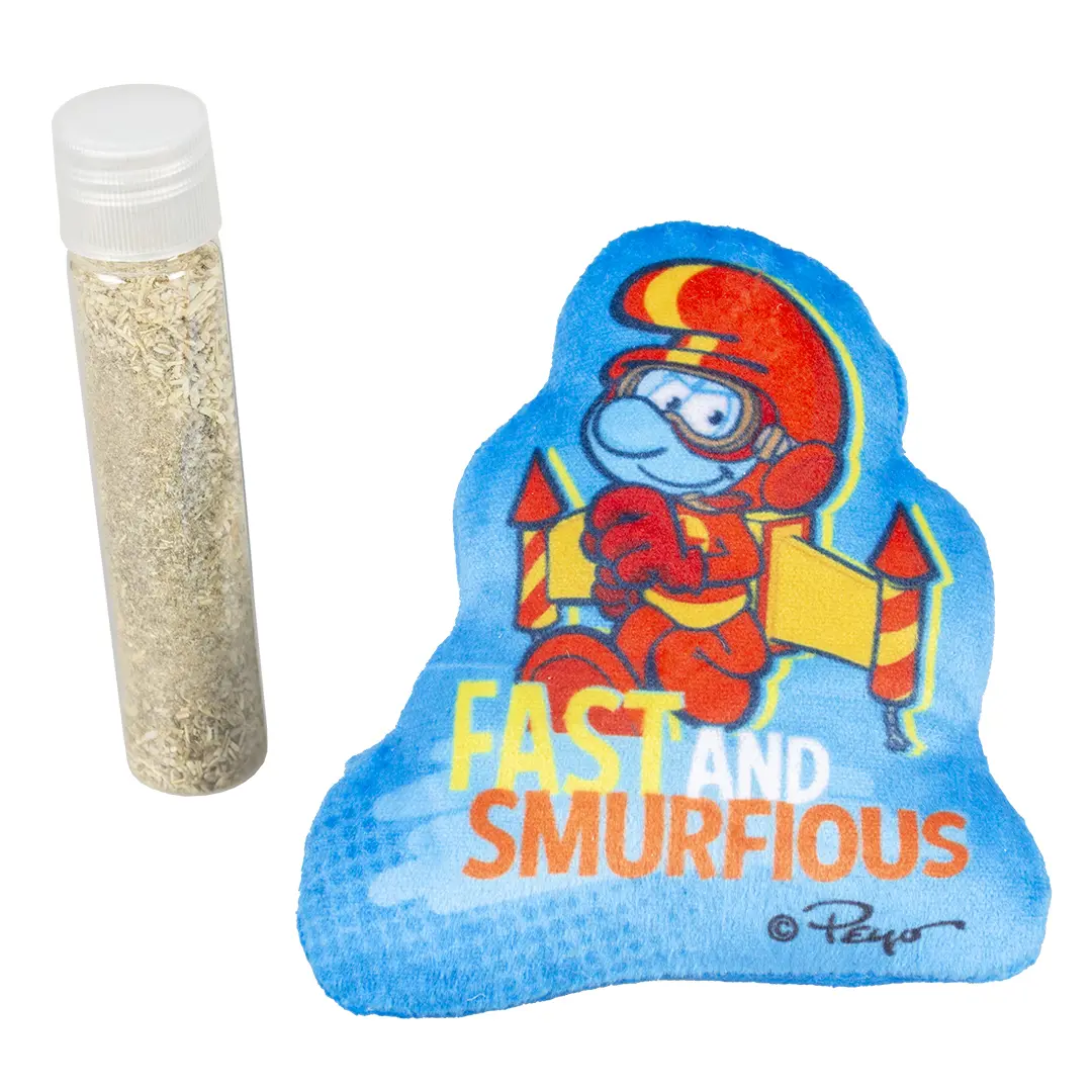 Meilleurs prix pour Jouet peluche pour chat Smurfs avec catnip Duvoplus Schtroumpfs