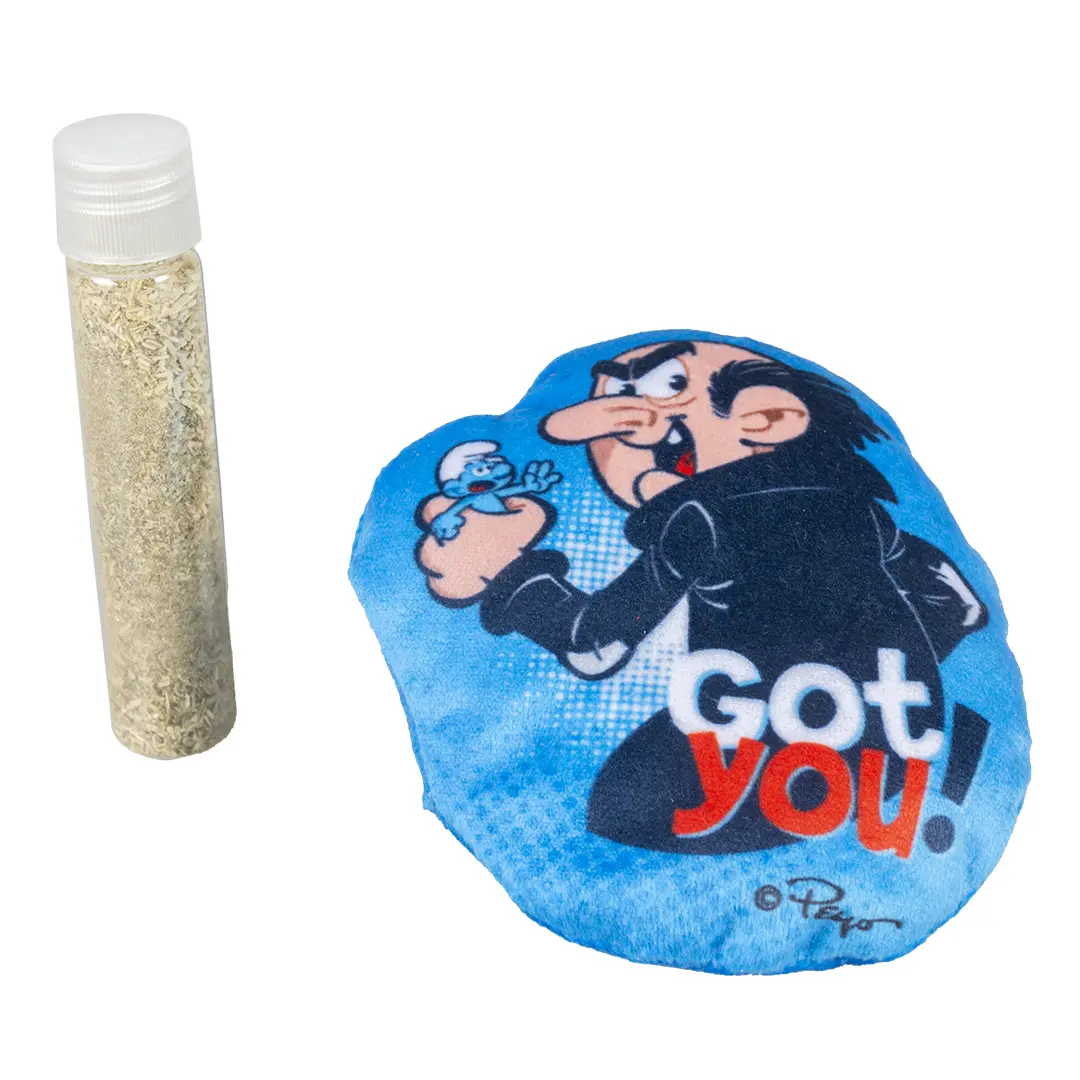 Meilleurs prix pour Jouet peluche pour chat gargamel avec catnip Duvoplus
