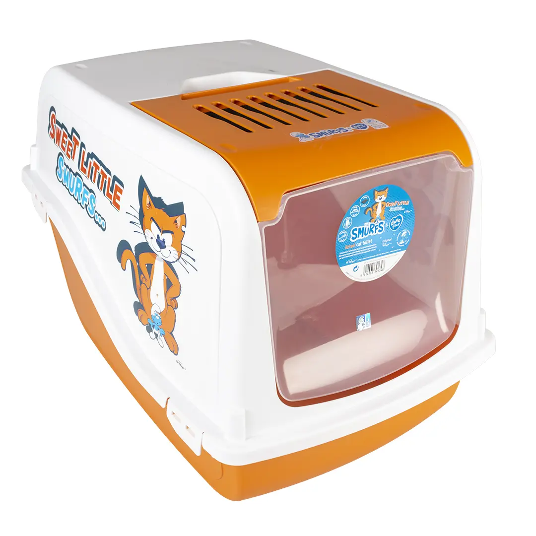 Meilleurs prix pour Bac à litière fermée pour chat Smurfs Duvoplus Azrael