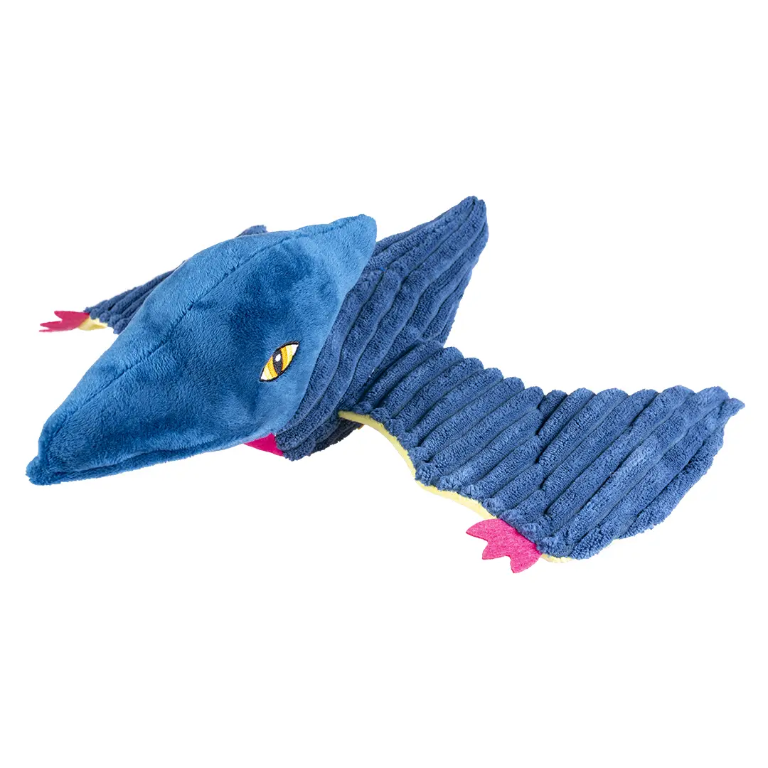 Comparer les prix de Jouet peluche pour chien dino en corduroy Duvoplus Triceratops