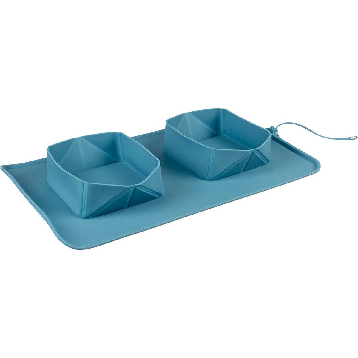 Meilleurs prix pour Gamelle pour chien pliable en silicone Duvoplus