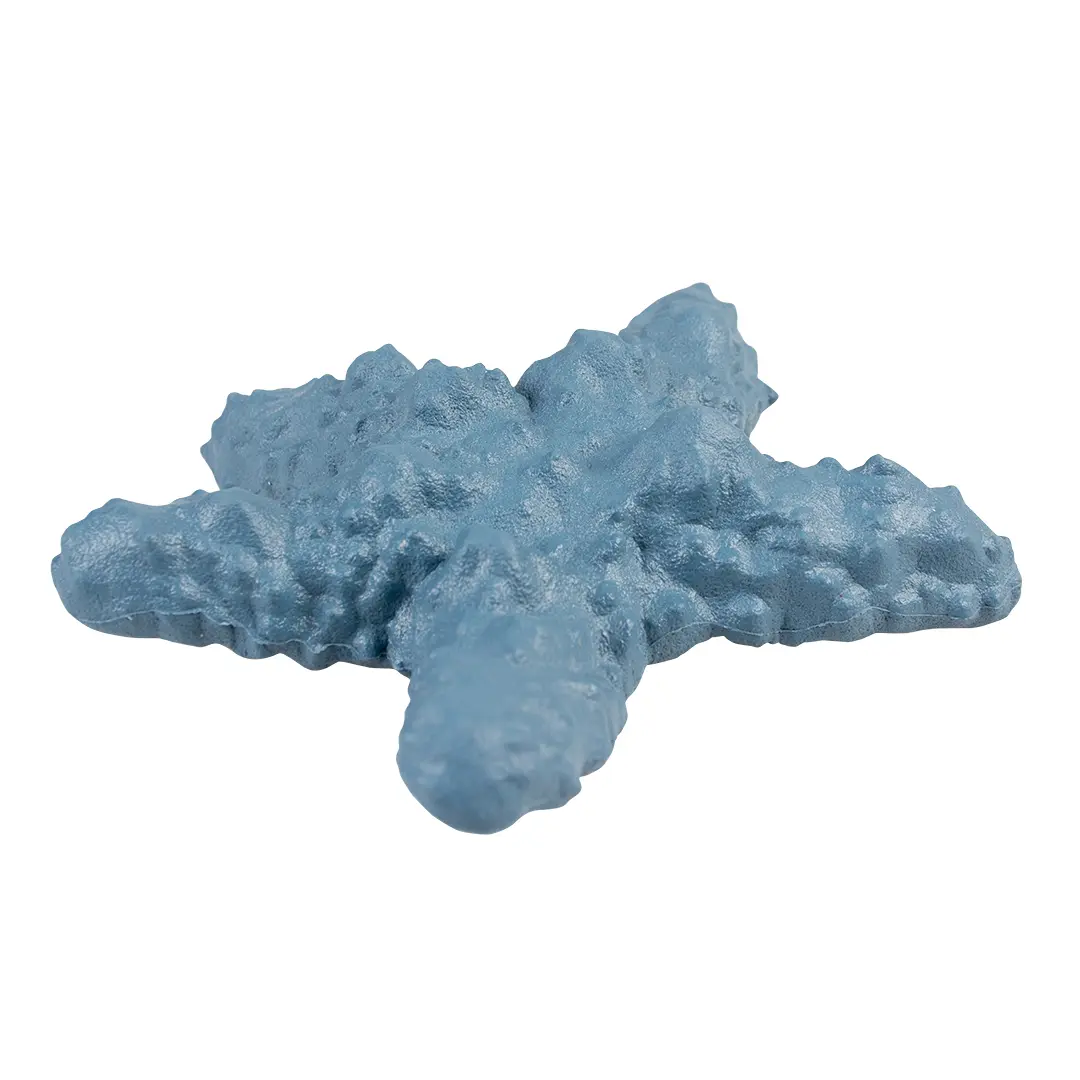 Duvoplus Bleu Rubber Starfish Toy For Dogs Eco