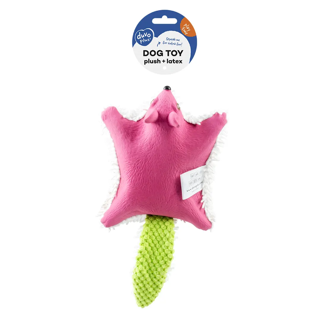 Meilleurs prix pour Jouet peluche pour chien écureuil volant en latex Duvoplus
