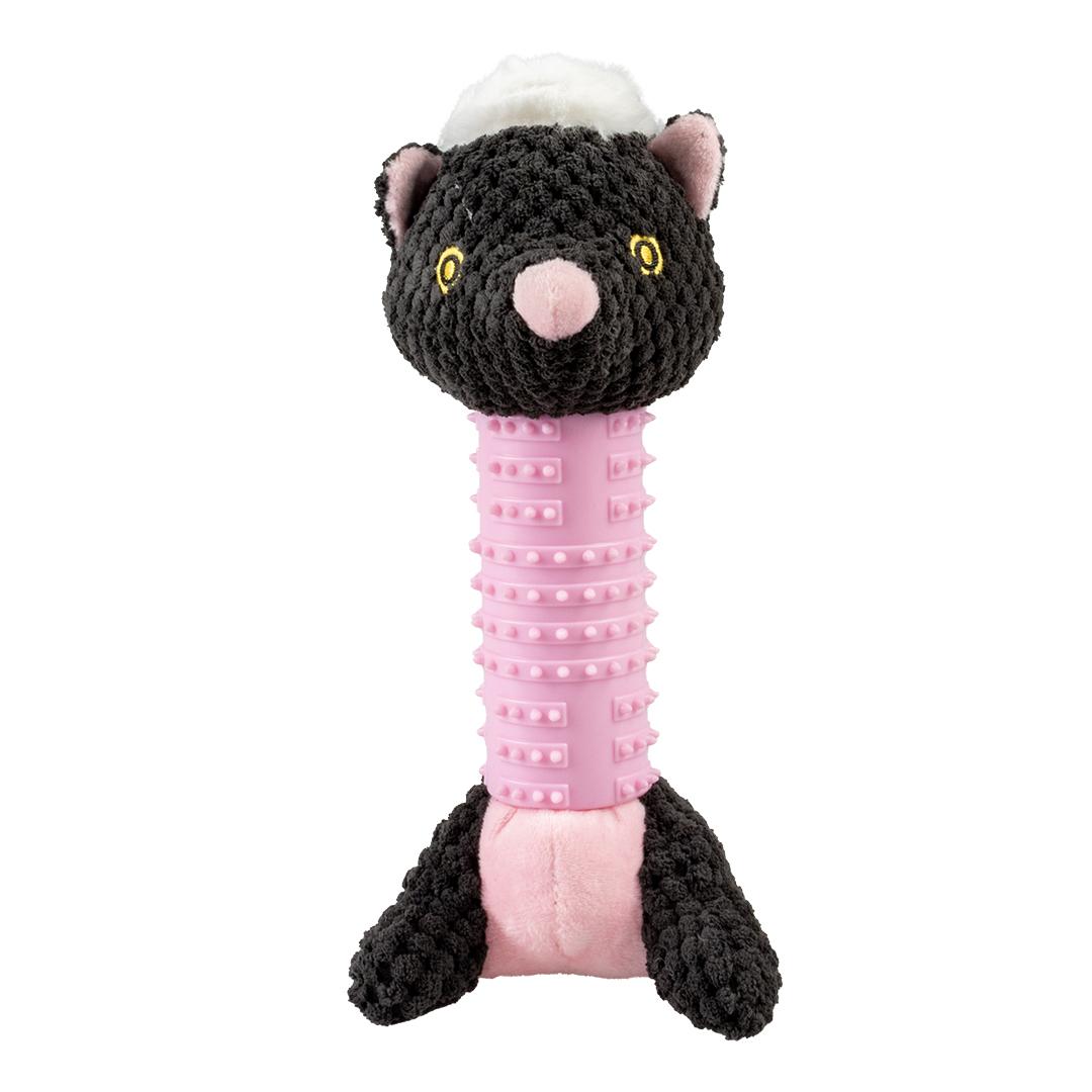 Comparer les prix de Jouet peluche pour chien mouffette en caoutchouc Duvoplus