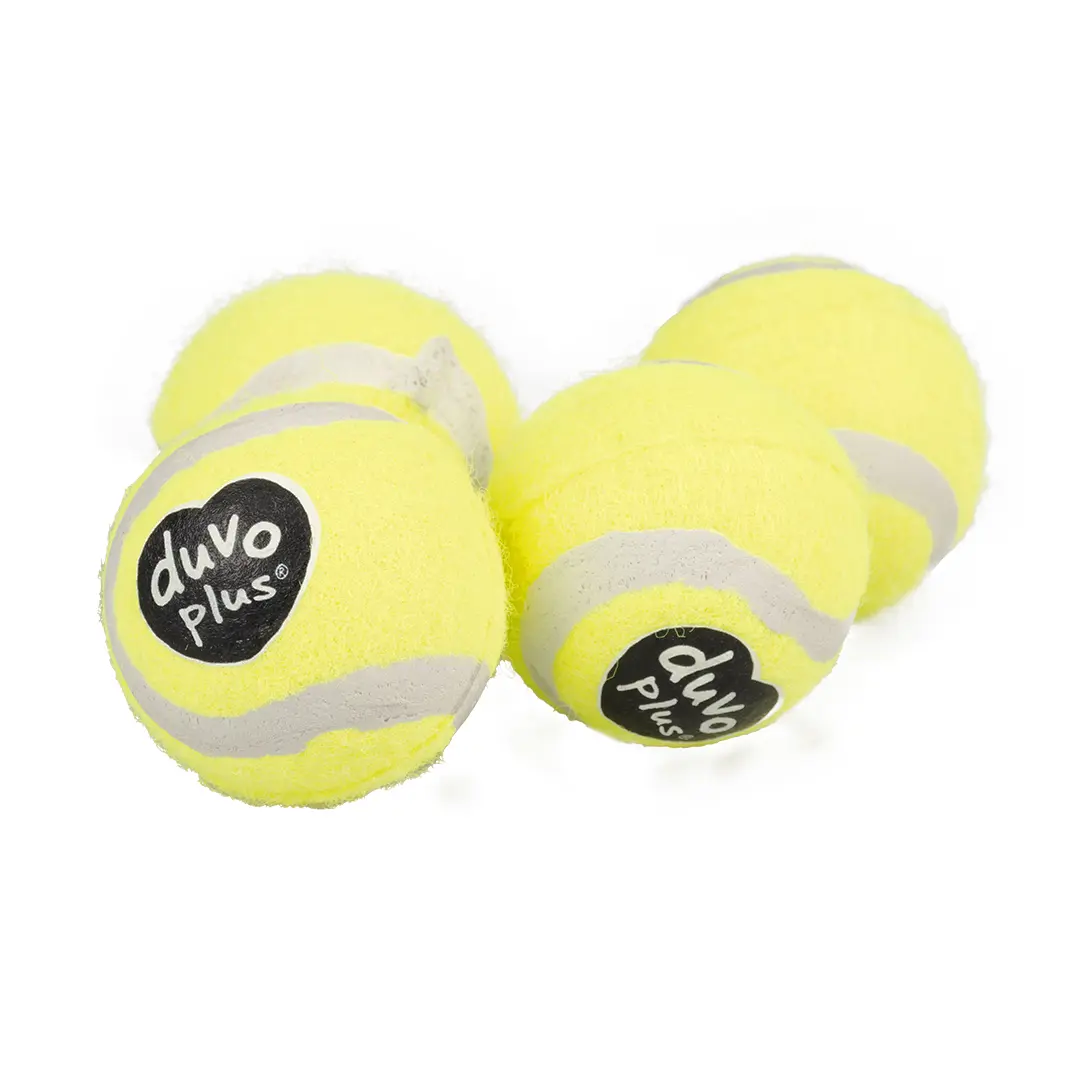 Duvoplus Jaune Tennis Ball For Cats And Small Dogs
