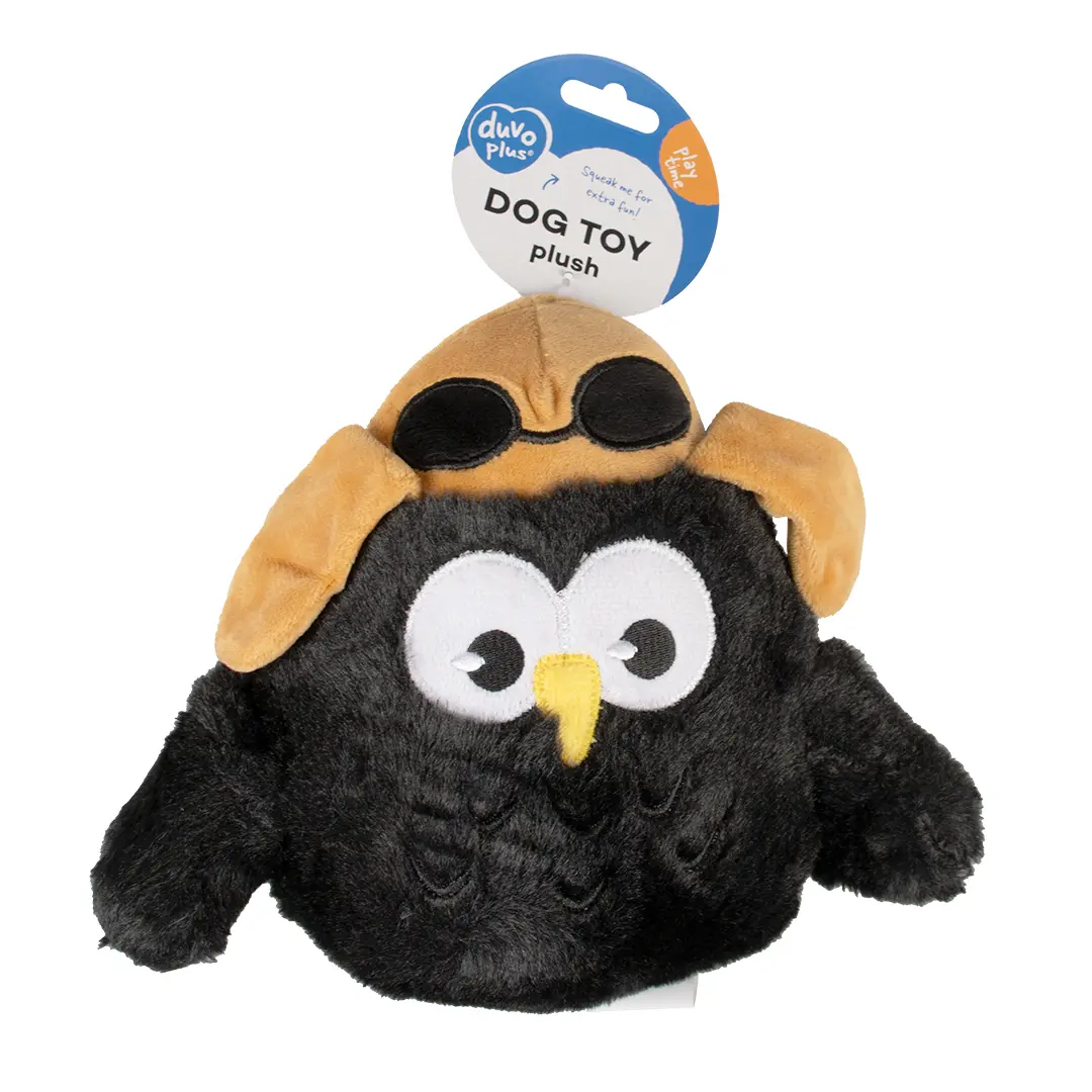 Comparer les prix de Jouet peluche pour chien hibou pilote Duvoplus