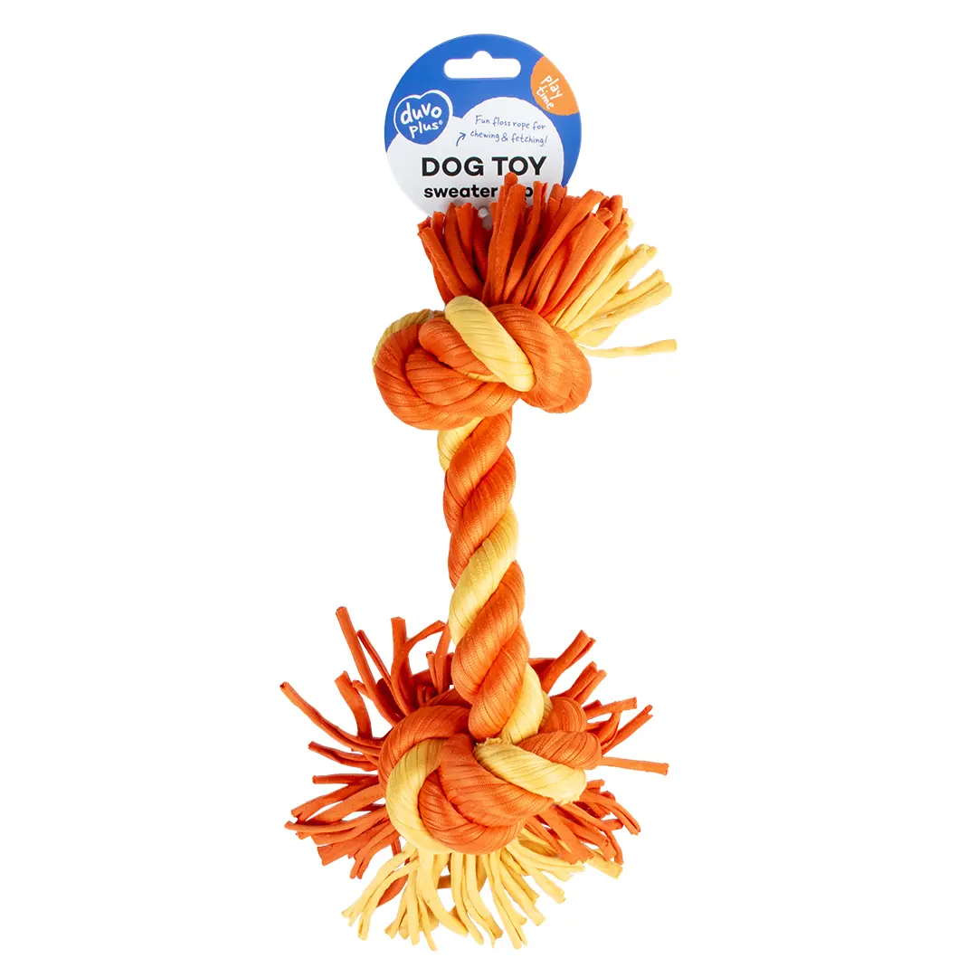 Duvoplus Orange Rope With Knots 2 Sweater