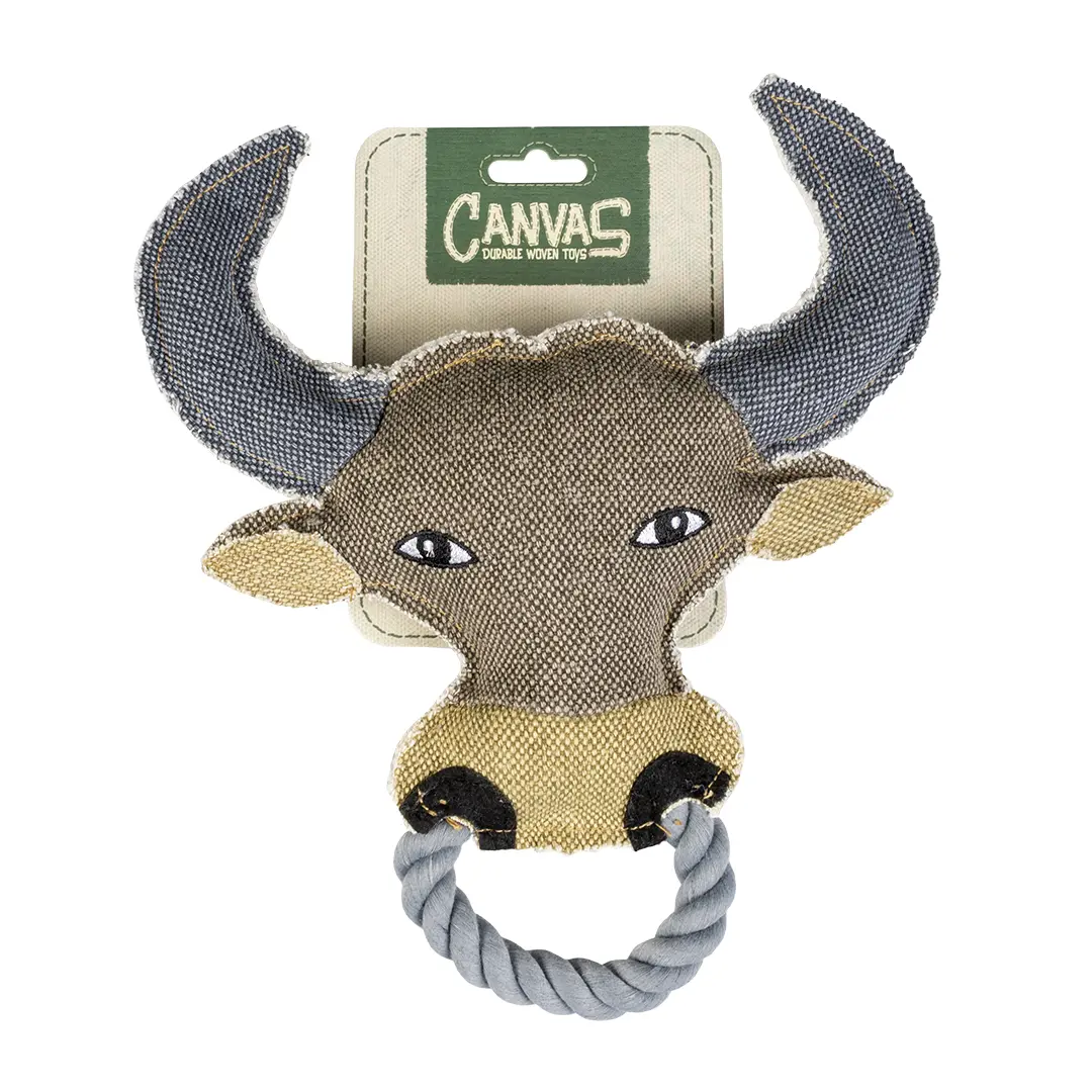 Comparer les prix de Jouet pour chien taureau en canvas Duvoplus