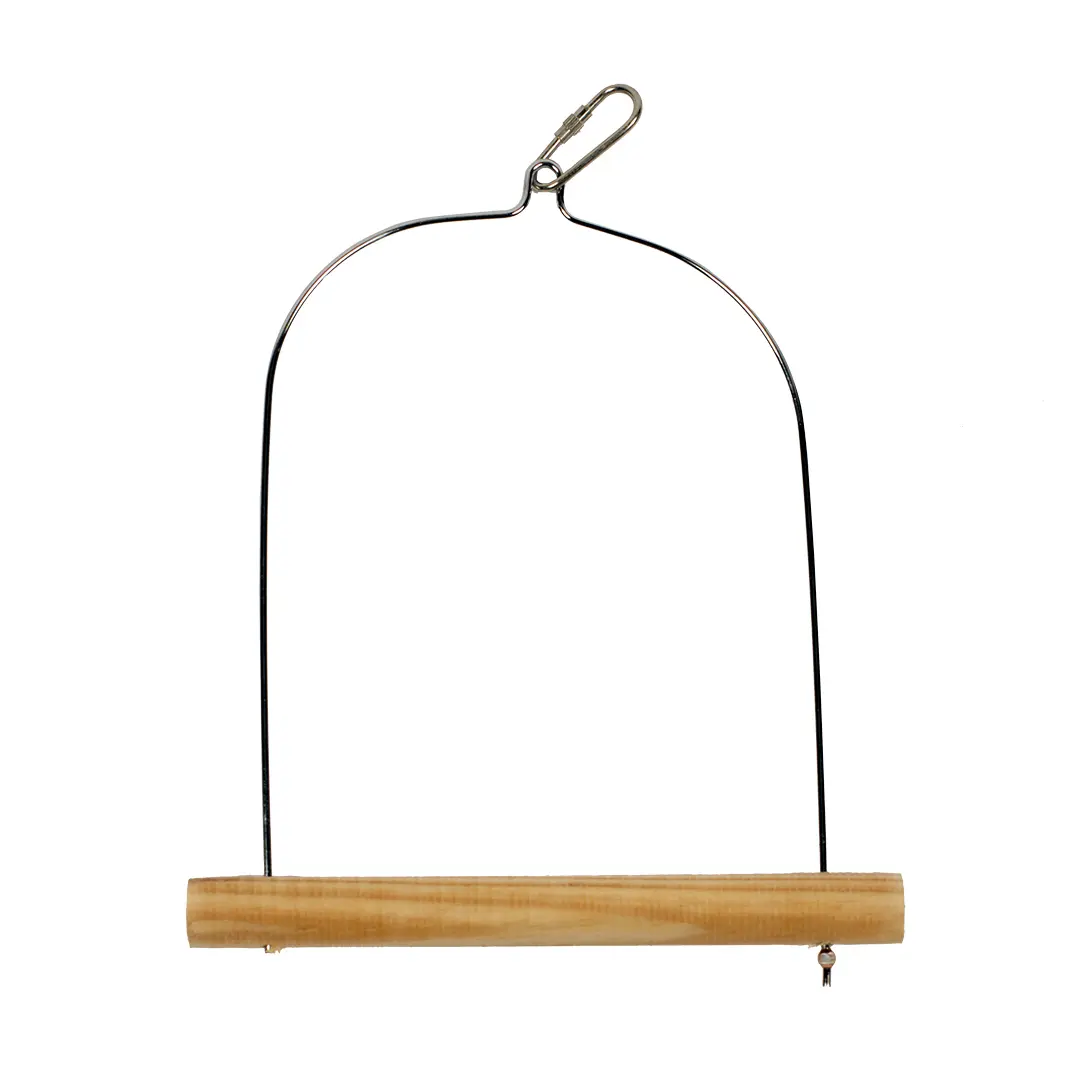 Duvoplus Beige Wooden Bird Swing