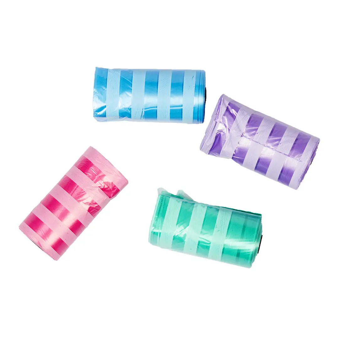 Duvoplus Vert Roll Of 20 Biodegradable Dog Poop Bags Eco (X4)