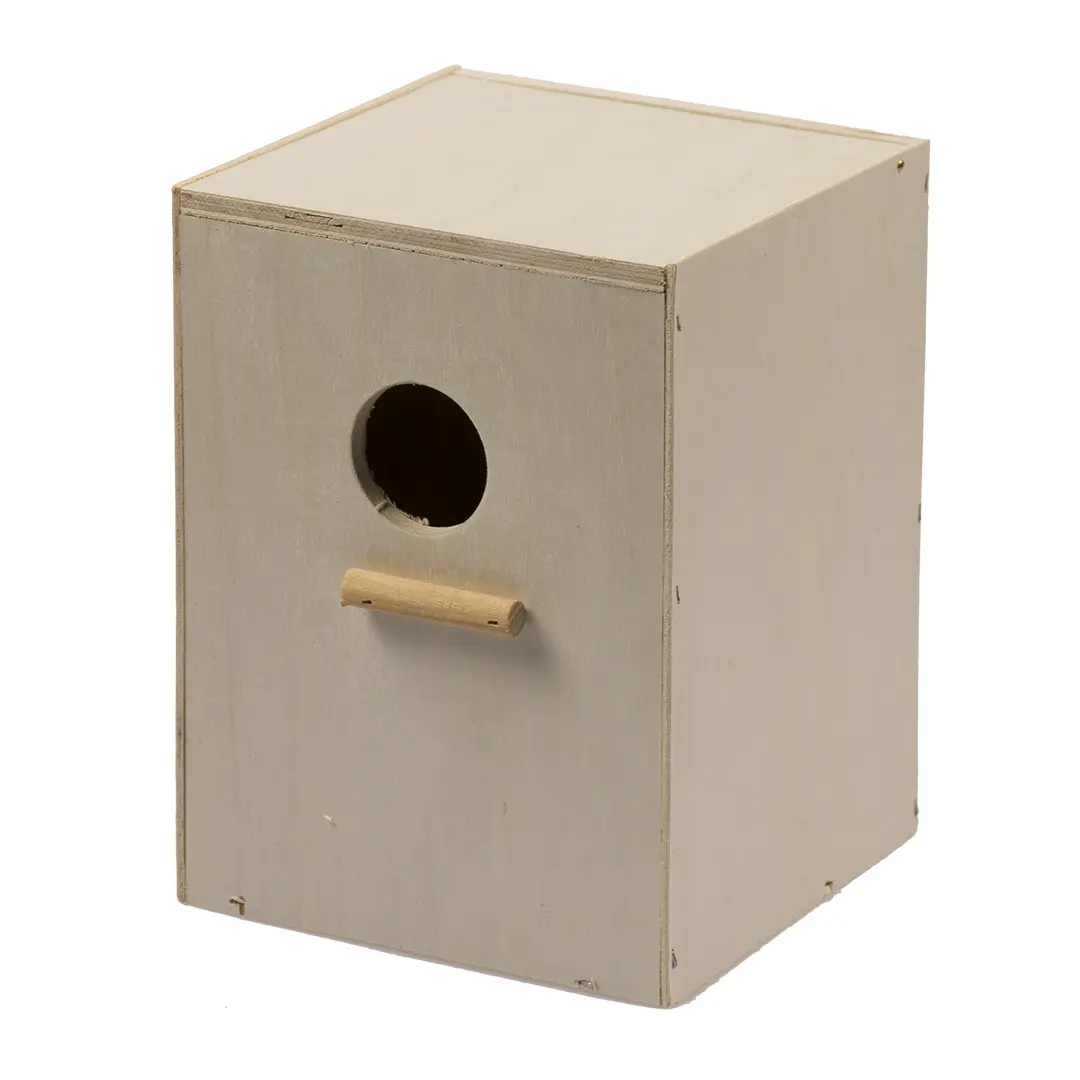 Duvoplus Beige Horizontal Parakeet Nesting Box