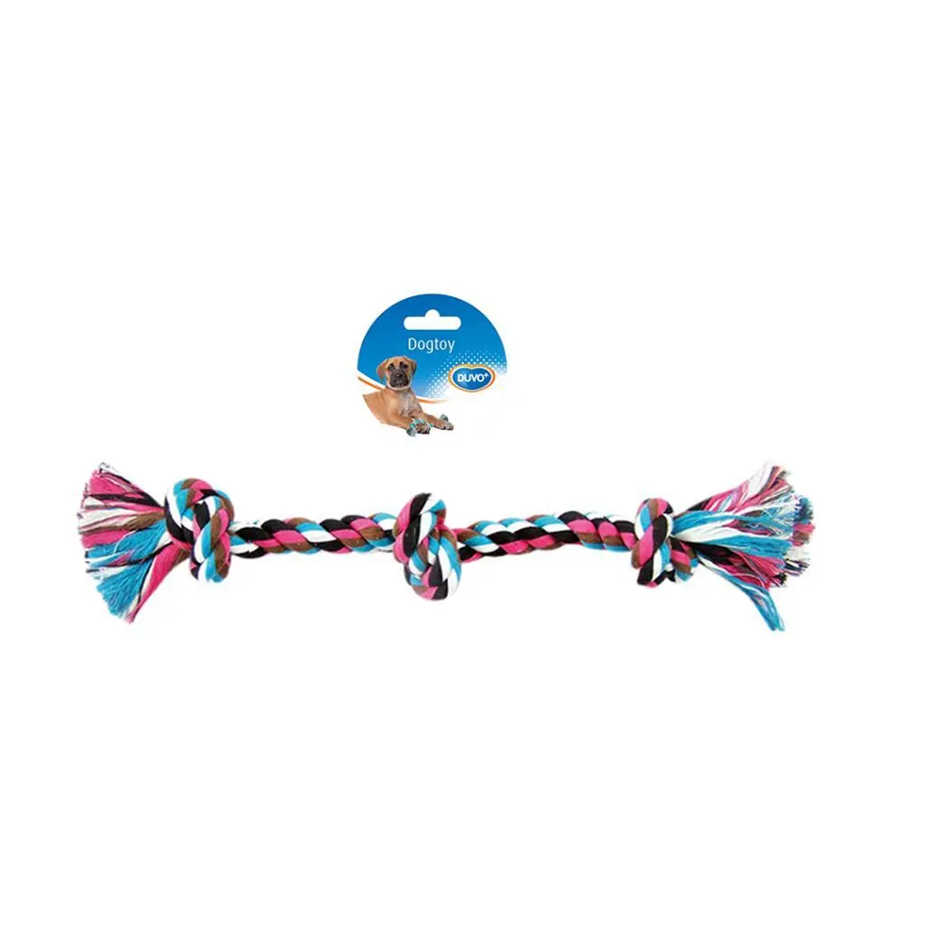 Comparer les prix de Corde pour chien en cotton avec 3 noeud Duvoplus
