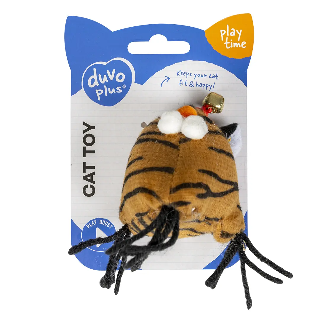 Comparer les prix de Jouet pour chat triangle peluche avec clochet Duvoplus