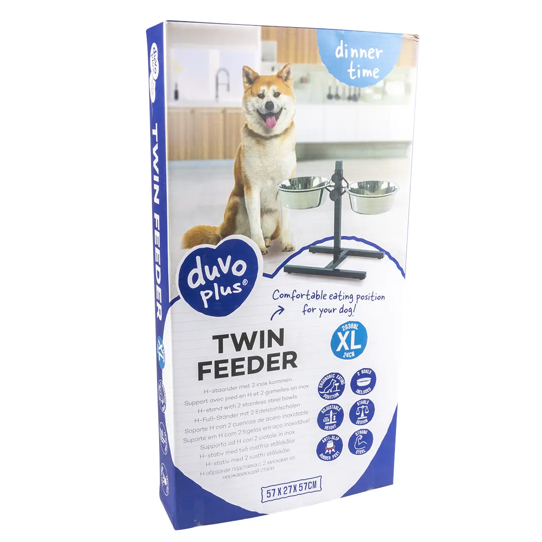 Duvoplus Noir Stand With Foot And Bowl In H