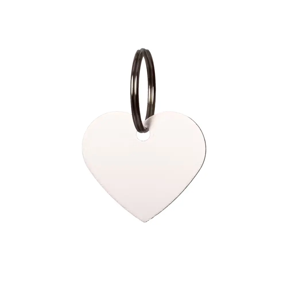 Dyon Argenté Heart-Shaped Engraving Medal Dy'on