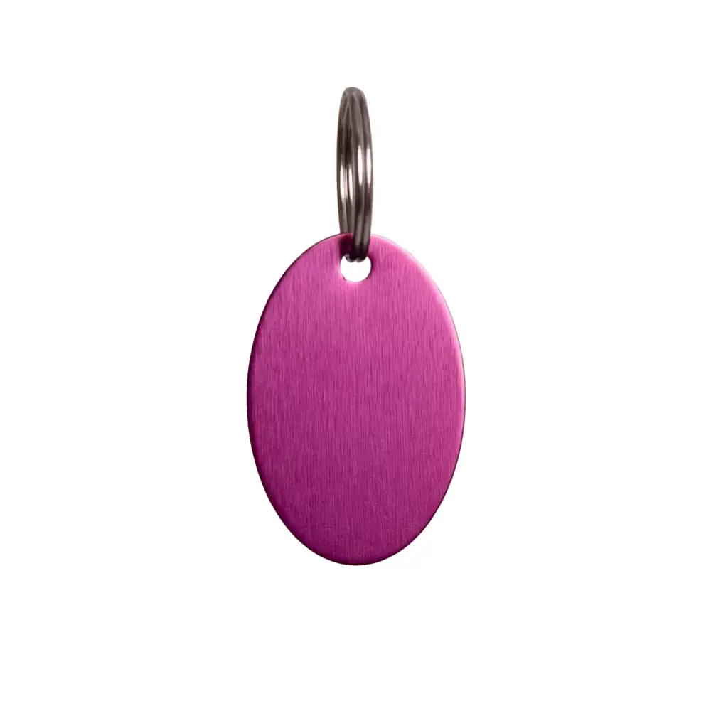 Dyon Violet Engraved Oval Medal Dy'on