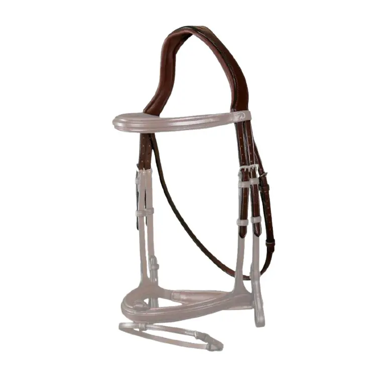 Comparer les prix de Têtière équitation en S avec sous-gorge Dy'on New English Collection